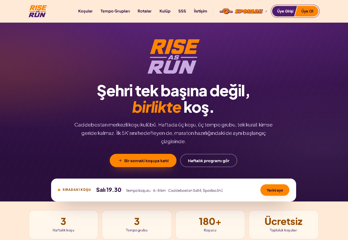 riseasrun web sitesi