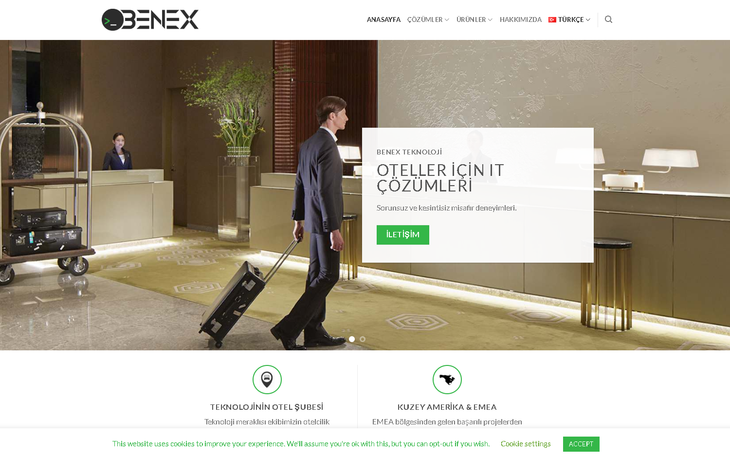 Benex web sitesi